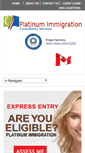 Mobile Screenshot of platinumimmigration.com